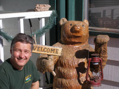 ED and Natures Inn Welcome Bear